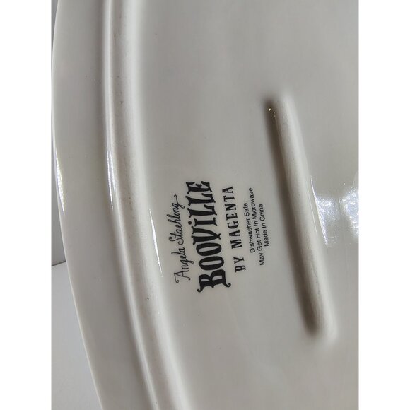 Mail Box Platter Christmas Angela Staehling Booville by Magenta Collection 12" - Picture 5 of 5